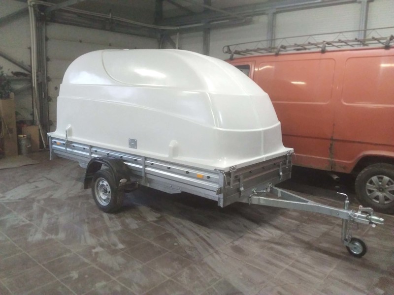 с крышкой пластиковой 3450х1510 Н-1330 с механизмом пружины