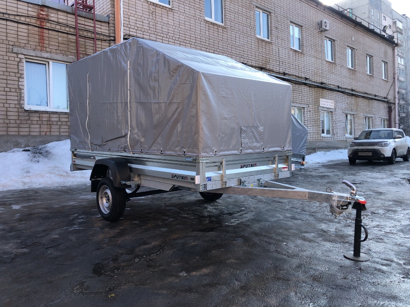 Прицеп СПУТНИК PRO 3515/33 + тент АЭРО